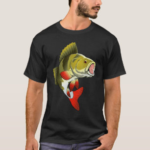 Camiseta Pescadores de Perca Monstro Peixe