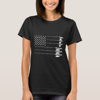 Camiseta Pescadores de pesca de pavilhão norte-americanos l