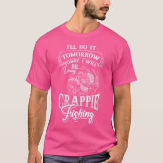 Camiseta Pescadores de pesca Wo Crappie