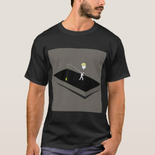 Camiseta Pescadores, gráfico d silhueta moderna e clássica