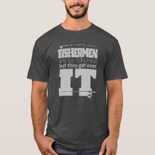 Camiseta Pescadores são gráficos vetoriais honestos