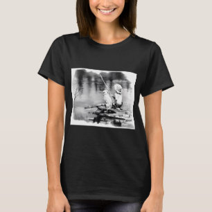 Camiseta Pescadores, Truta Arco-Íris, Desenho de Pesca, Clá