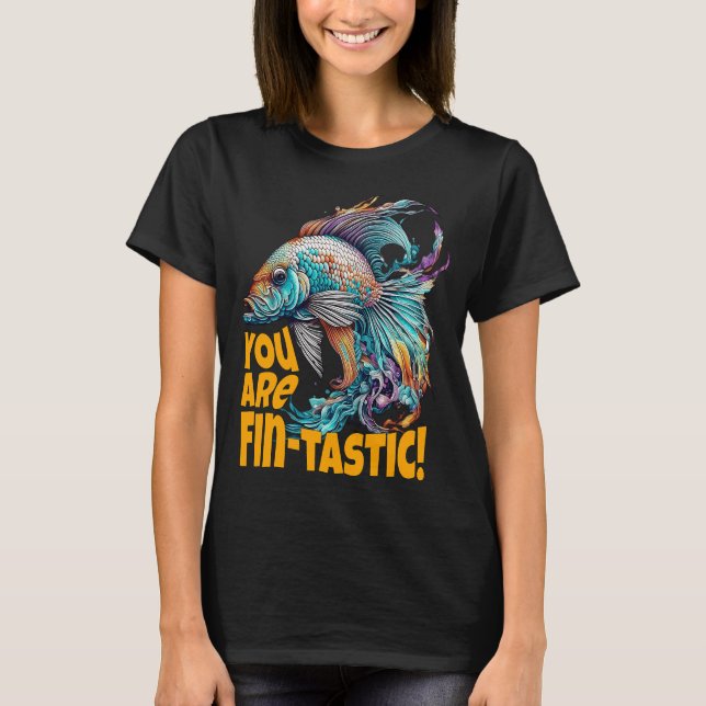 Camiseta Pescando e parado na costa como um idiota (Frente)