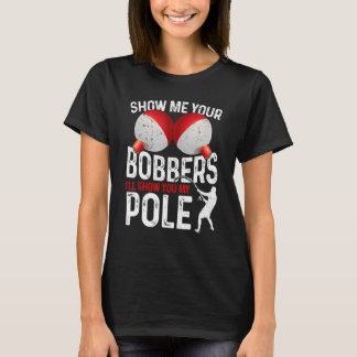 Camiseta Pescando Homens Pai Brincadeira Legal Mostre Meus 