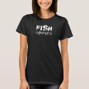Camiseta Pescando Mais Amante da Pesca Divertida