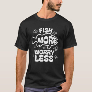 Camiseta Pescando Mais Preocupando Menos Pescaria Pesca Ao