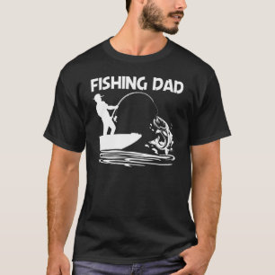 Camiseta Pescando Para O Pai Pescador Isca Viagem De Barco