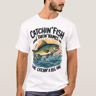 Camiseta 'Pescando Peixes, Tomando Nomes'