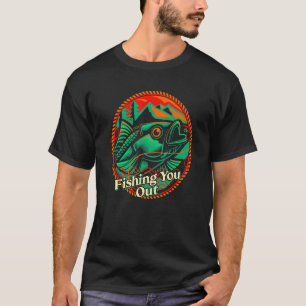 Camiseta Pescando Você Para Fora Piadas de Papai Humor Golp