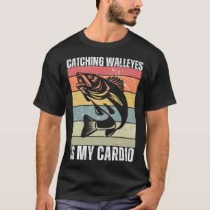 Camiseta Pescando Walleyes É Minha Cardio Walleye Pescaria