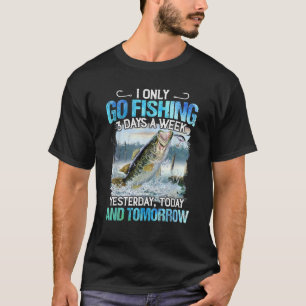 Camiseta Pescar Apenas 3 Dias Na Semana De Ontem E