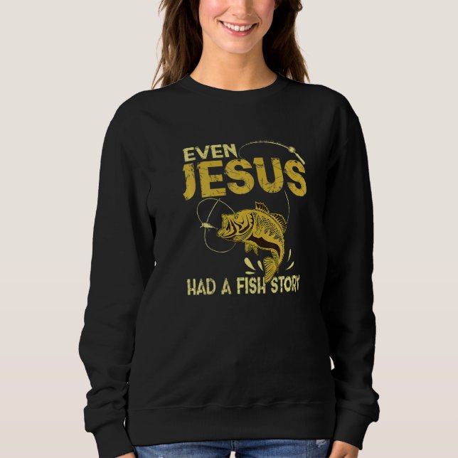 Camiseta Pescar Até Jesus Tinha Uma História De Peixe (Frente)