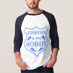 Camiseta Pescar é a minha citação do escudo do passatempo n