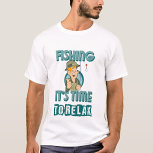 Camiseta Pescar, é hora de relaxar
