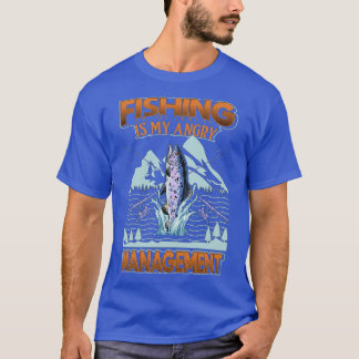 Camiseta Pescar é meu gerenciamento irritado