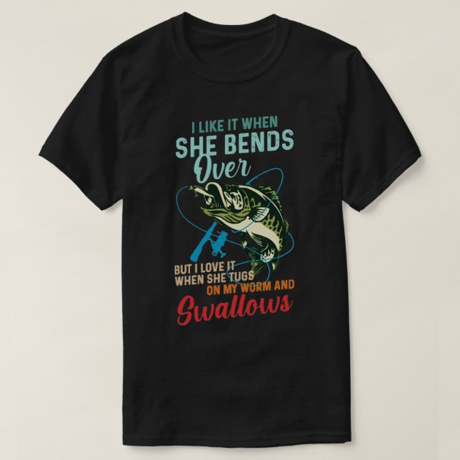 Camiseta Pescar Eu Gosto Quando Ela Se Aproxima (Frente do Design)