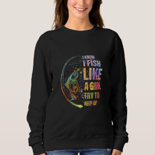 Camiseta Pescar Eu Sei Que Eu Peço Como Uma Rapariga Tenta