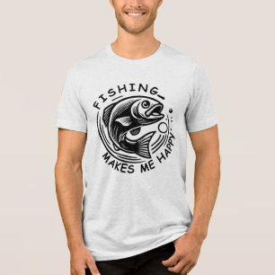 Camiseta Pescar Me Faz Feliz