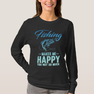 Camiseta Pescar Me Faz Feliz Por Você Não Tanta Roupa