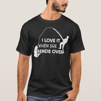 Camiseta Pescar Presente Com Engraçado Dizendo Que Eu Amo Q