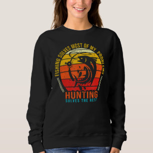 Camiseta Pescar Resolve A Maioria Dos Meus Problemas Caçand