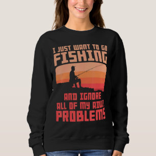 Camiseta Pescar Roupa para homens pescando resolve meus pro