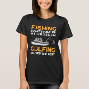 Camiseta Pescar soluciona metade dos meus problemas solucio
