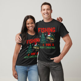 Camiseta Pescar-te um Feliz Natal