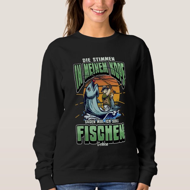 Camiseta Pescar Vozes Na Minha Cabeça Dizendo (Frente)