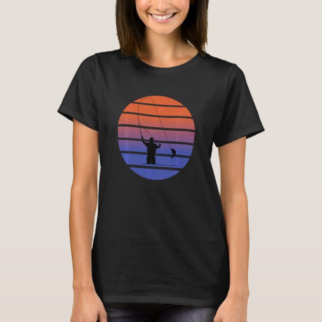 Camiseta Pescaria à Mosca Pesca Peixe Mosca Artificial (Frente)
