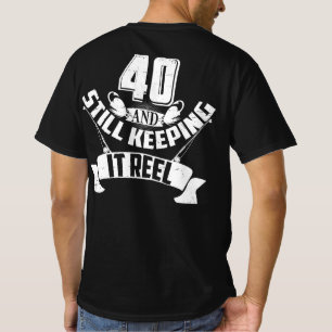 Camiseta Pescaria, aniversário de 40 anos, Pescador, 40 An