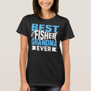 Camiseta Pescaria Avó Fisher Avó Mãe F