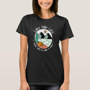 Camiseta Pescaria Barco Acampamento   Relaxe Lago Mille 
