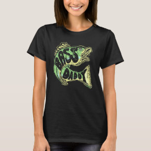 Camiseta Pescaria Bass Daddy Grandes Montagens Lago de Bass