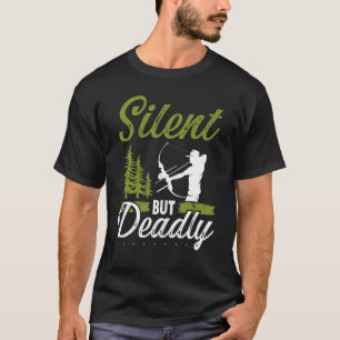 Camiseta Pescaria com Arco Barco de Caça Pescador Caçador A