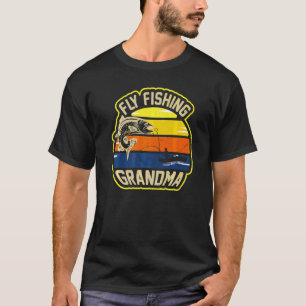 Camiseta Pescaria com Mosca Vovó Pescadora Mãe 3