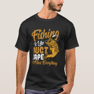 Camiseta Pescaria Como Fita Adesiva Corrige Tudo Meme