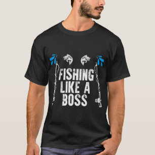 Camiseta Pescaria Como Um Chefe De Pescaria