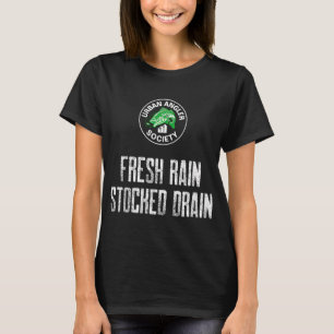 Camiseta Pescaria de Caiaque Onde Seu Traseiro Fica Molhado