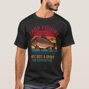 Camiseta Pescaria de Carpa Retro - Aventura Esportiva ao Ar