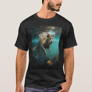 Camiseta Pescaria de Gato Subaquática