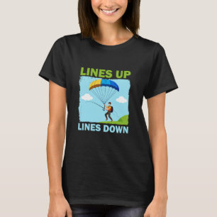Camiseta Pescaria de parapente engraçada
