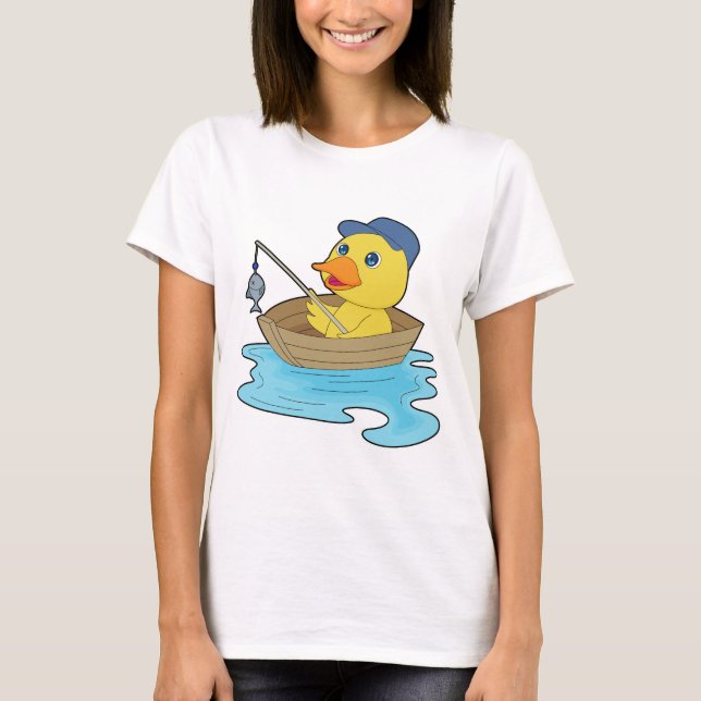 Camiseta Pescaria de Peixe Anzol Pato (Frente)