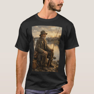 Camiseta Pescaria de Robalo 4 de Julho Peixe Bandeira Ameri