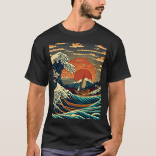 Camiseta Pescaria de robalo pescador Pai EUA Bandeira Ameri