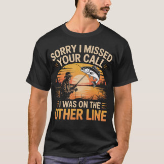 Camiseta Pescaria Desculpe por Ter Perdido Sua