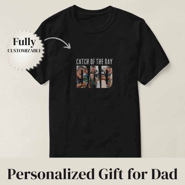 Camiseta Pescaria do Dia Papai (Catch of the Day Dad T-Shirt)