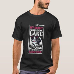 Camiseta Pescaria e Border Collie