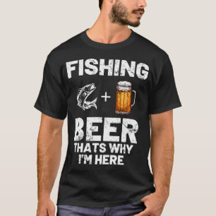 Camiseta Pescaria e cerveja