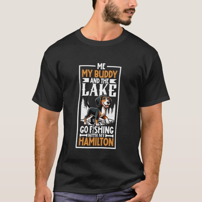 Camiseta Pescaria e Hamilton Hound (Frente)